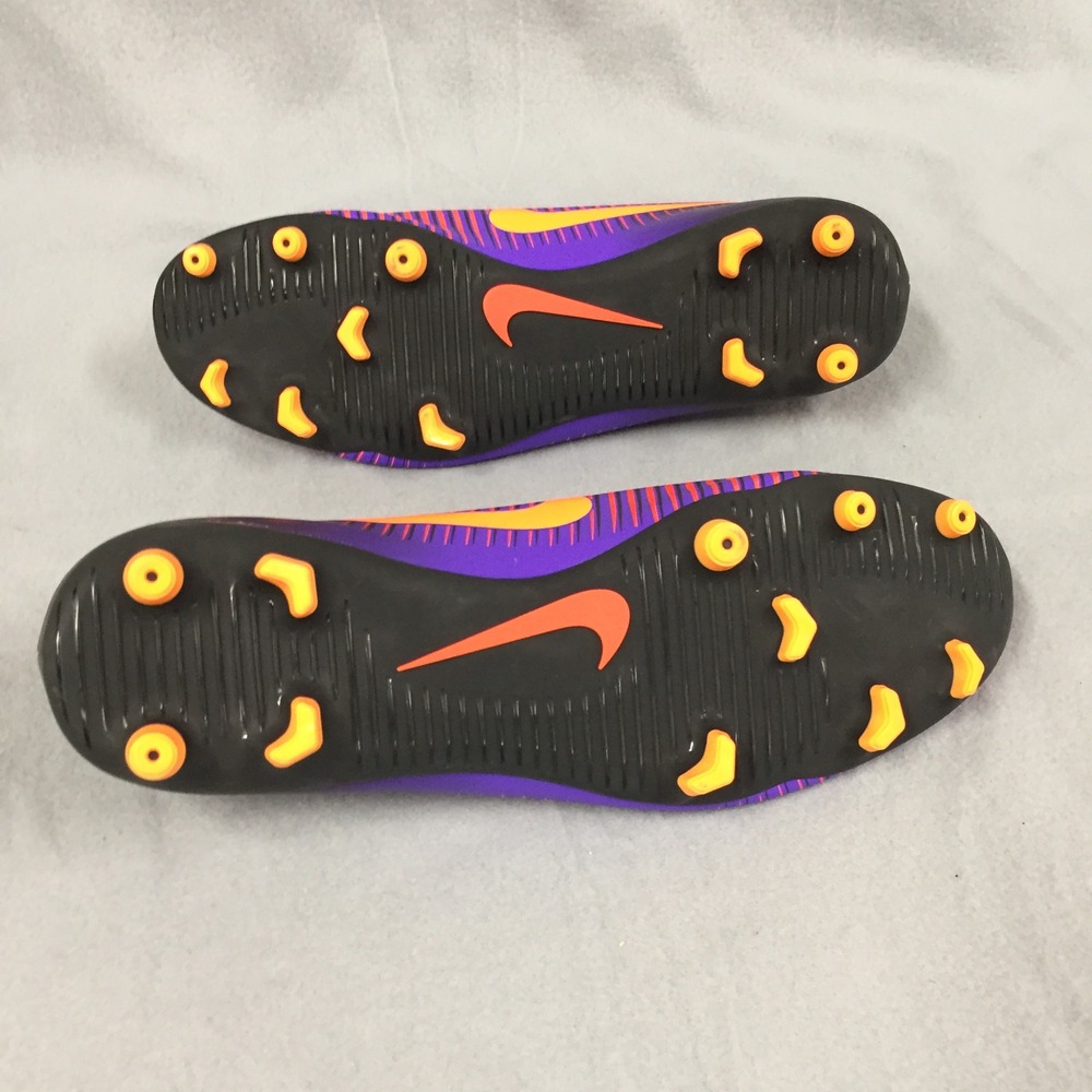 Nike Mercurial Victory VI FG Purple Orange Soccer Cleats 831959-585 Mens 11.5 - Picture 8 of 9